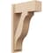 Ekena Millwork 8-in W x 20-in D x 32-in H Funston Block Rough Cedar Woodgrain TimberThane Outlooker, Primed Tan OUTUR080X20X32FST44RCPR - alternate 1